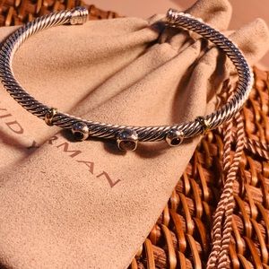 ❣️❣️David Yurman Red Garnet/ Onyx Renaissance Bracelet ❣️❣️